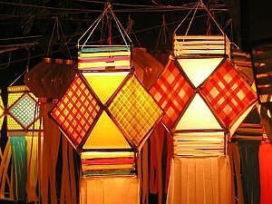 diwali lampshades- akash kandil