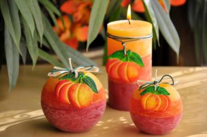 fruit candles