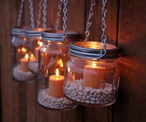 glass jar lanterns